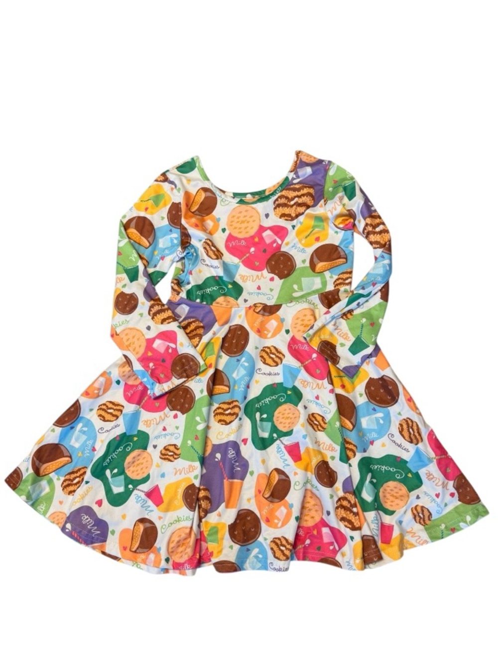 Girl Scout Cookie Print Twirl Dress